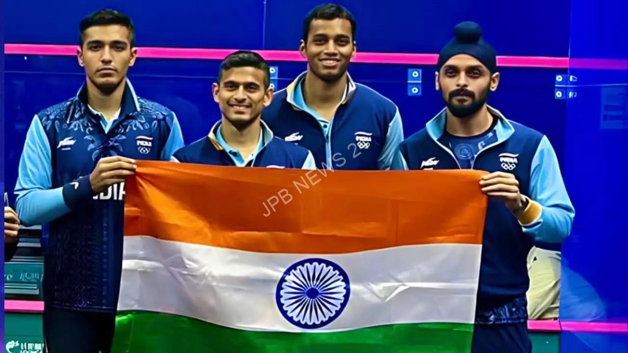 भारत ने पाकिस्तान को हराकर पुरुष स्क्वैश में स्वर्ण पदक जीता - India defeated pakistan to win gold medal in men's squash