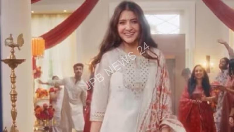 नए विज्ञापन में देसी लुक में नजर आईं अनुष्का शर्मा, विराट कोहली के फैन्स ने की खूब तारीफ - Anushka sharma was seen in desi look in the new advertisement, Virat kohli fans praised her a lot