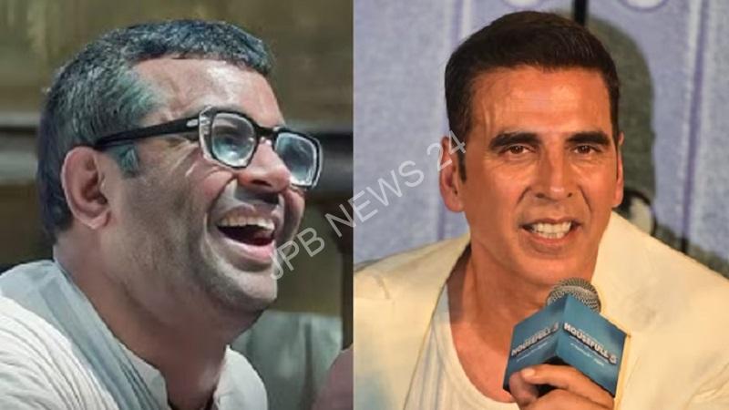अक्षय कुमार ने परेश रावल के हेरा फेरी 3 से बाहर होने पर प्रतिक्रिया दी - Akshay kumar reacts to paresh rawal exit from Hera pheri 3