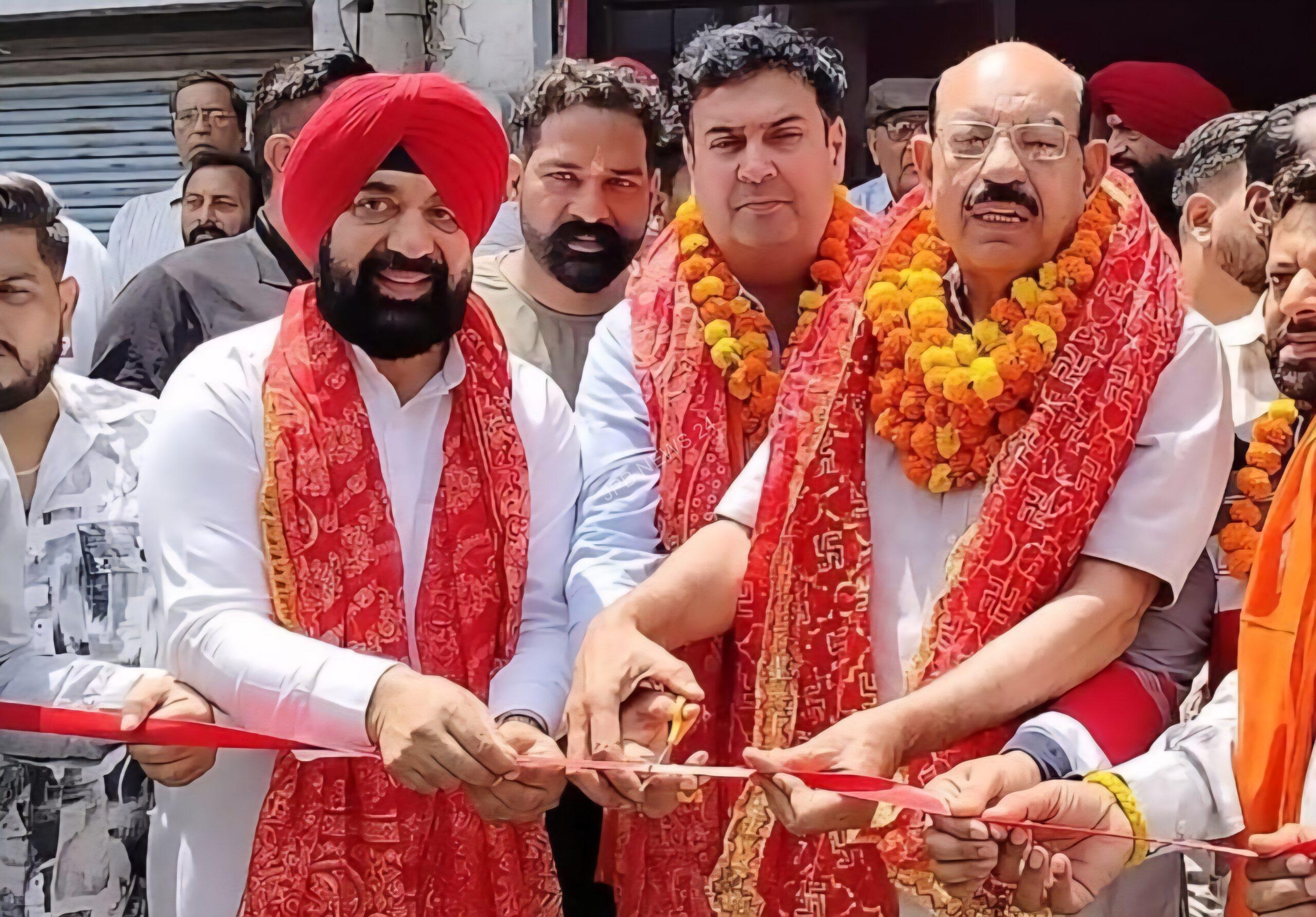 कैबिनेट मंत्री मोहिंदर भगत ने किया वार्ड 44/45/48 की संयुक्त सड़क निर्माण कार्य का शिलान्यास